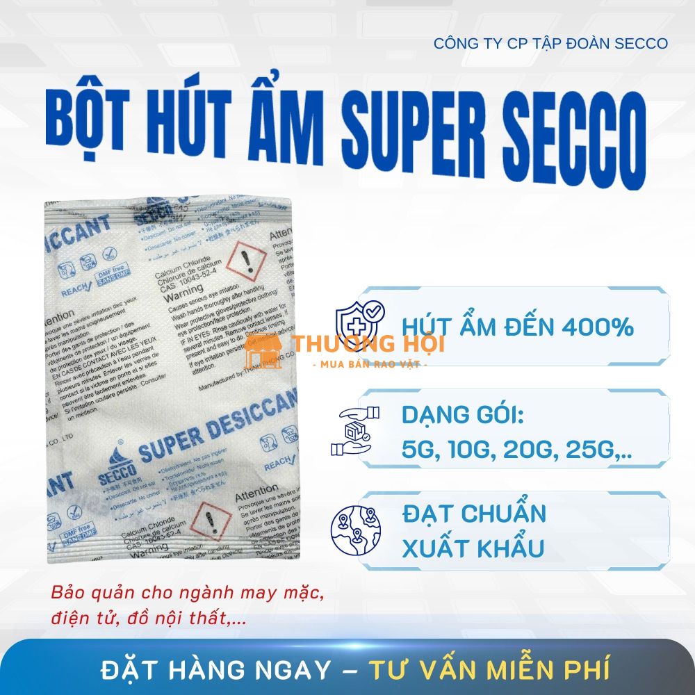 BỘT HÚT ẨM GÓI 25GRAM 2 LỚP