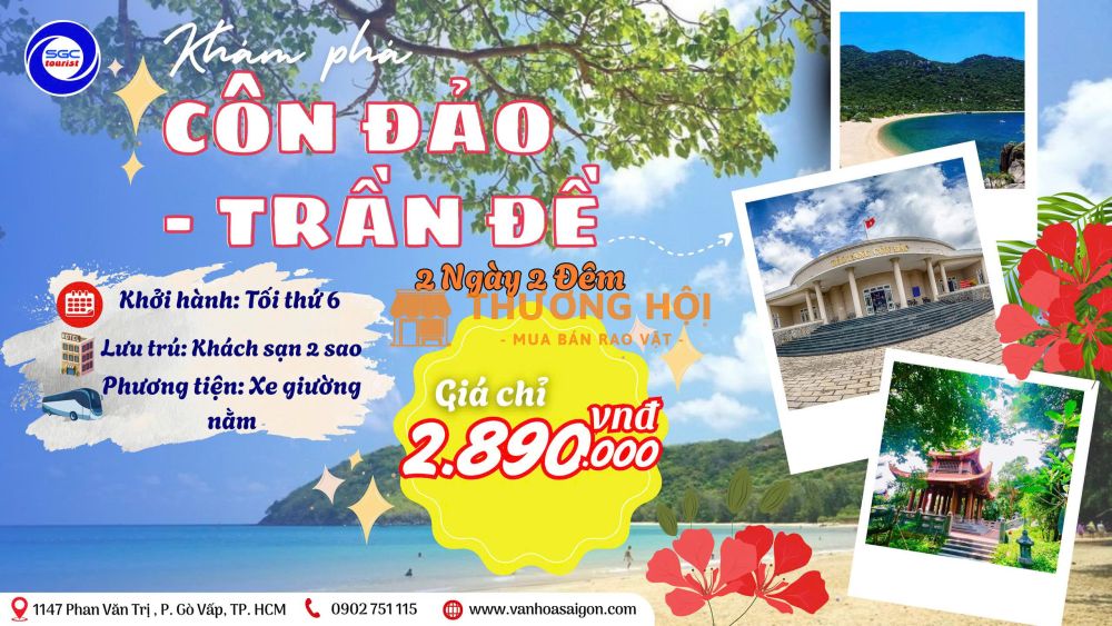 Huyền thoại Côn Đảo Trần Đề 2N2D 2026 - SGC