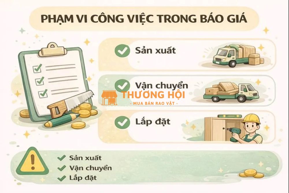 Báo Giá Nội Thất Tại Xưởng Chi Tiết | Cách Đọc Báo Giá Để Tránh Phát Sinh