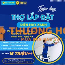 TUYỂN DỤNG 80 THỢ LẮP ĐẶT - SỬA CHỮA ĐIỆN MÁY