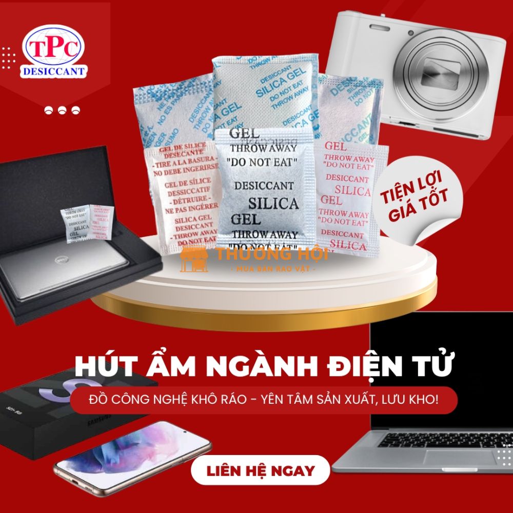 Gói hút ẩm ngành điện tử giúp bảo vệ thiết bị như thế nào?