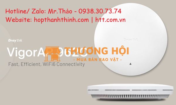 Bộ phát WiFi 6 ốp trần AX3000 DrayTek VigorAP962C