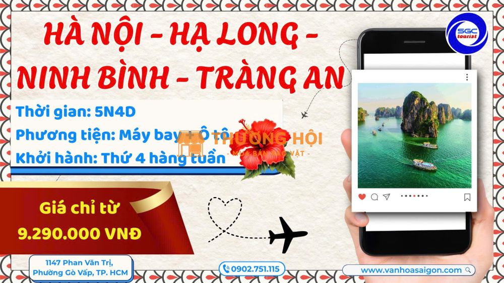 HÀ NỘI – HẠ LONG – NINH BÌNH – SAPA