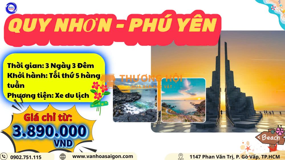 Du lịch Quy Nhơn - Phú Yên - SGC Tourist