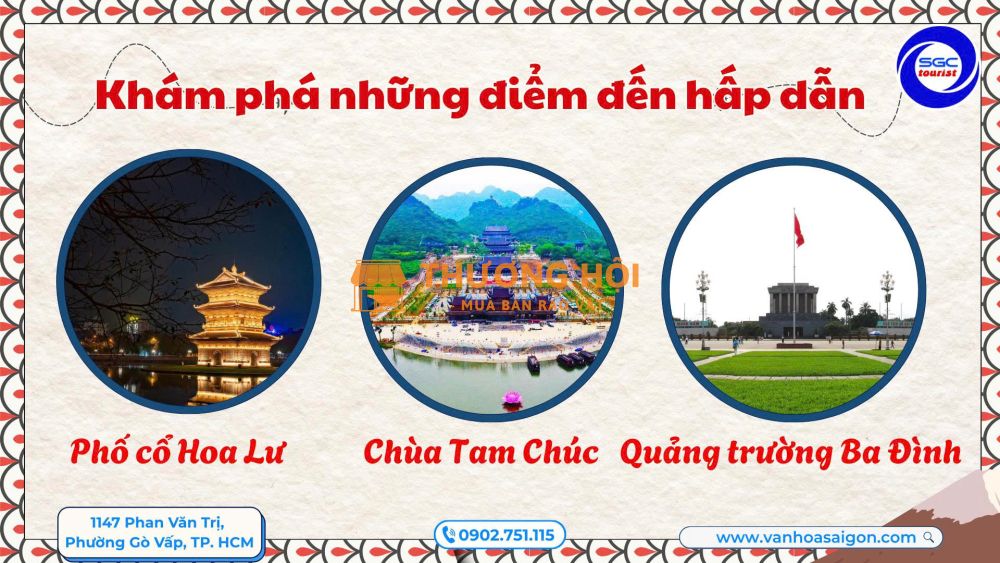 Tour Bay HN-Ninh Bình- Hạ Long - Sapa- SGC Tourist