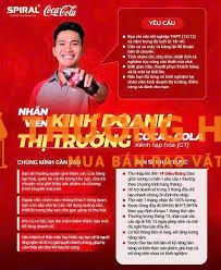 COCA COLA TUYỂN NHÂN VIÊN KINH DOANH THỊ TRƯỜNG