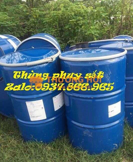 Phuy sắt, thùng phuy sắt cũ, bán phuy sắt tại Hà Nội, phuy nắp mở cũ, phuy cũ