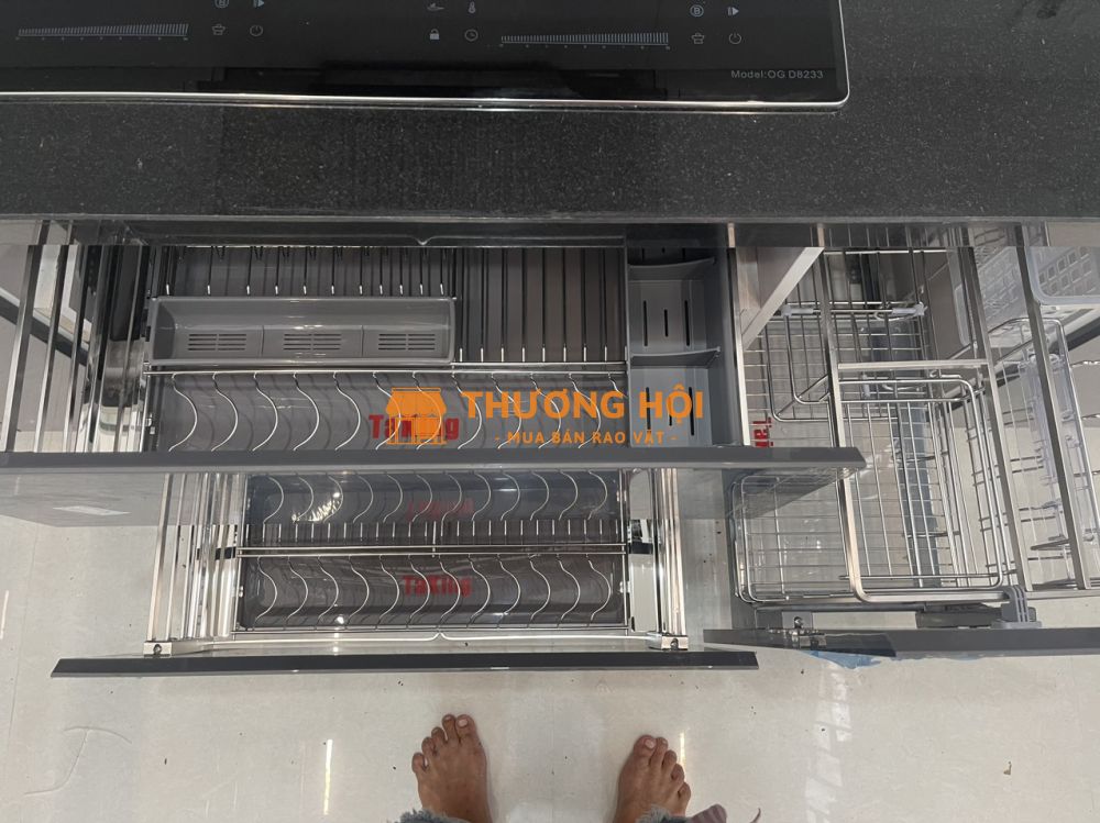 Kệ xoong nồi nan dẹt SUS 304 cánh kéo TaKing, chất liệu cao cấp, bền đẹp, an toàn, tiện lợi