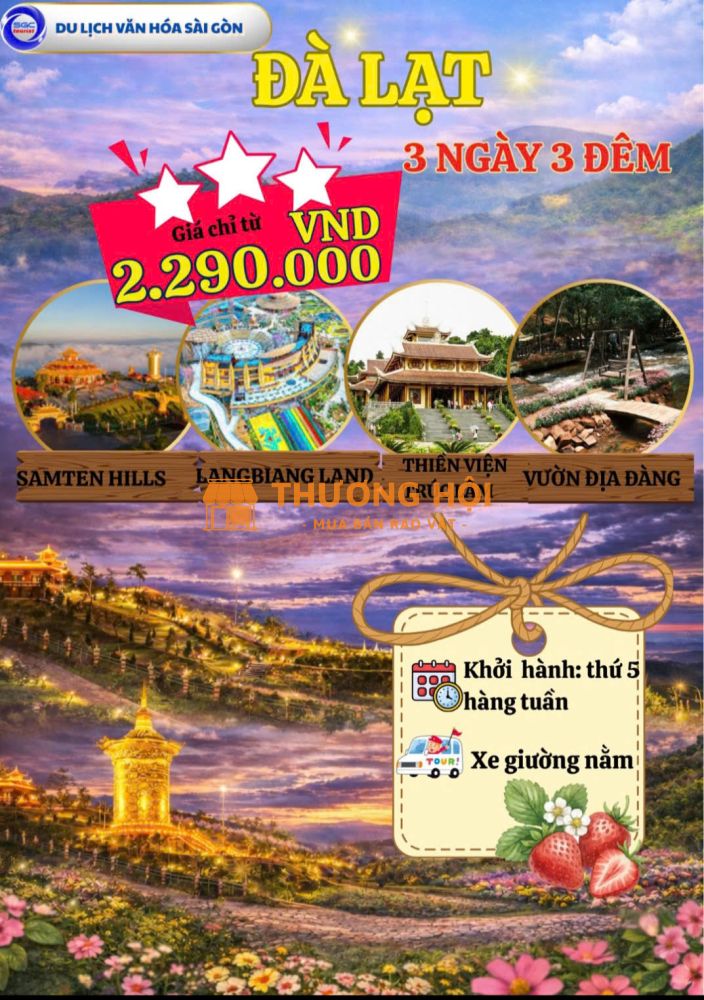 Đà Lạt 3N3Đ 2026 sgc