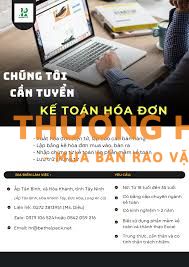 CẦN TUYỂN GẤP KẾ TOÁN HOÁ ĐƠN LƯƠNG KHỞI ĐIỂM 13-15TR/TH, CÓ BẢO HIỂM