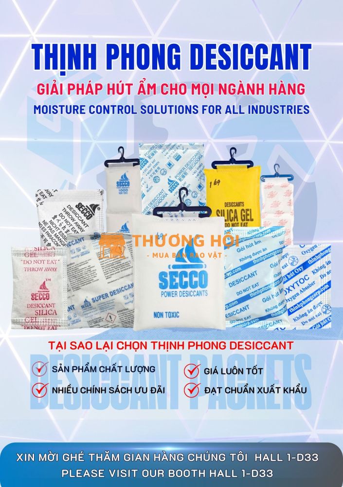 Bột Hút Ẩm Chính Hãng - Bột Hút Ẩm Secco Hút ẩm 300%