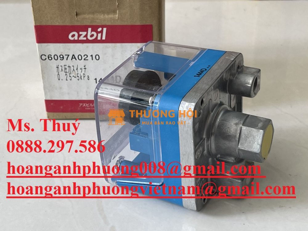 Hàng nhập - Azbil C6097A0210 - Công tắc áp suất mới 100%