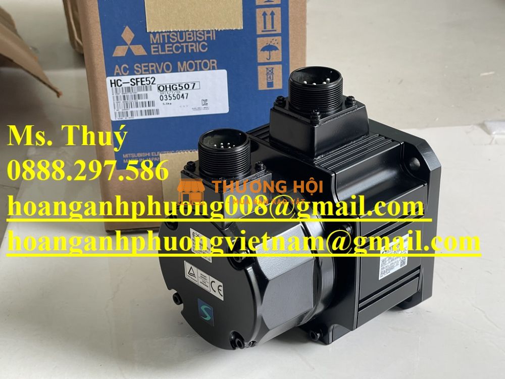 Bộ động cơ HC-SFE52 - Chuyên hàng Mitsubishi giá tốt tại Bình Dương