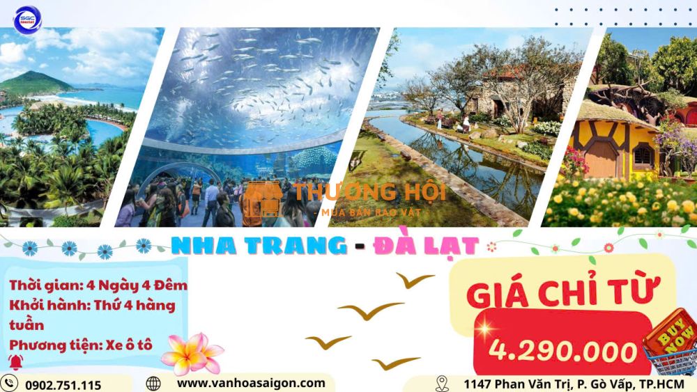 Nha Trang - Đà Lạt 4N4Đ 2026 sgc