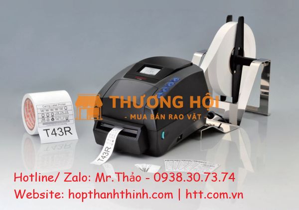 Máy In Nhãn Vải SBARCO T43R+ – In Tem Vải Chuyên Dụng 300 DPI