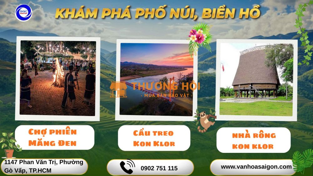 Măng Đen - Pleiku - Buôn Ma Thuột 2026 - SGC