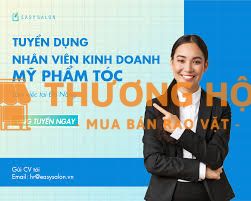 Tuyển nhân viên kinh doanh thị trường sp chăm sóc tóc