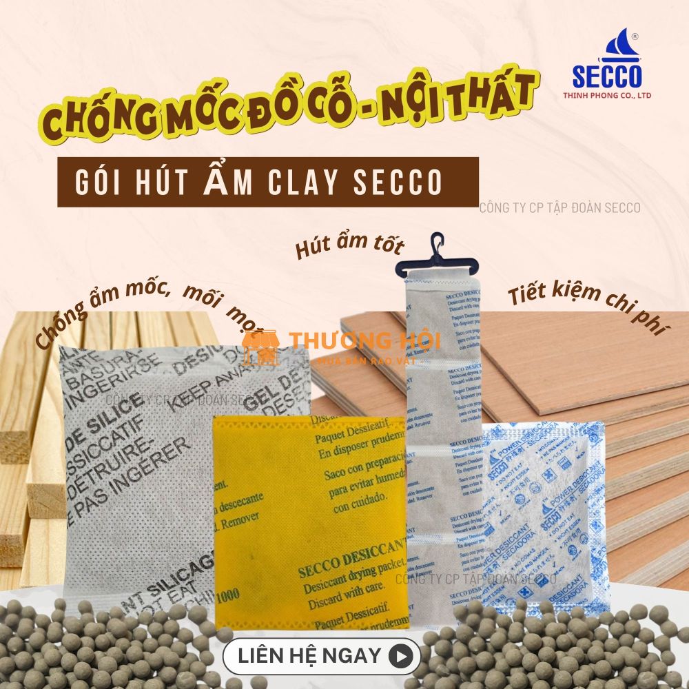 Gói Hút Ẩm - Gói Chống Ẩm cho Đồ Gỗ Nội Thất Giá Tốt Chính Hãng