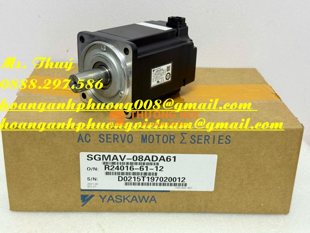 Hàng nhập - Động cơ Yaskawa SGMAV-08ADA61