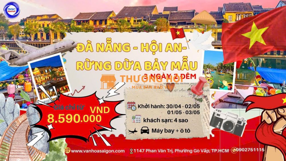 Đà Nẵng - Hội An -Rừng Dừa Bảy Mẫu