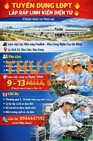 LẮP RÁP LINH KIỆN ĐIỆN TỬ - FOXLINK