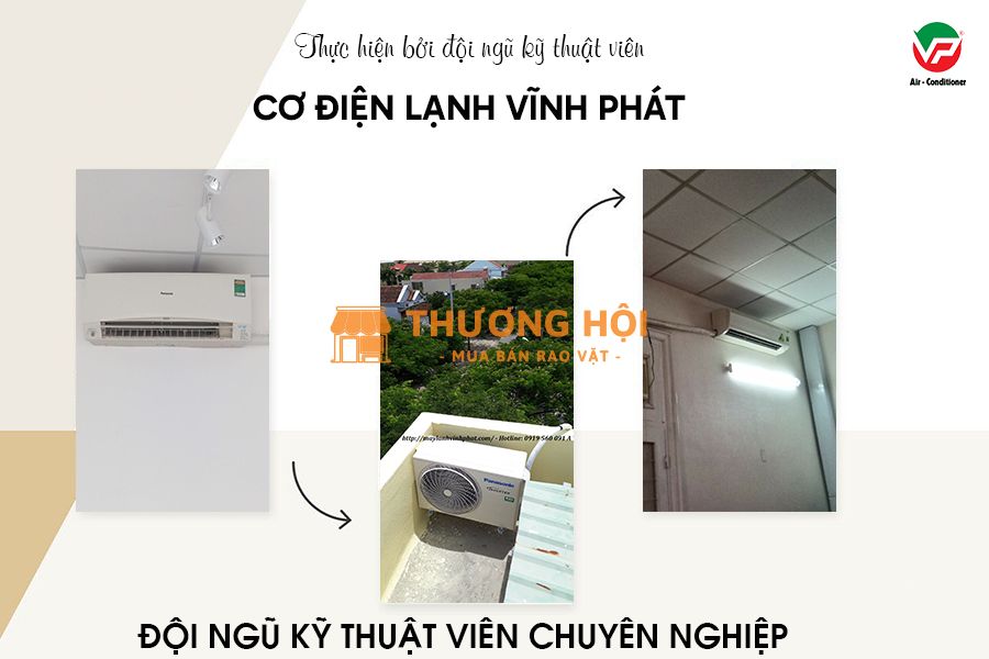 Dịch vụ thi công, lắp Điều hòa treo tường cho Studio các quận tại TPHCM uy tín, giá rẻ