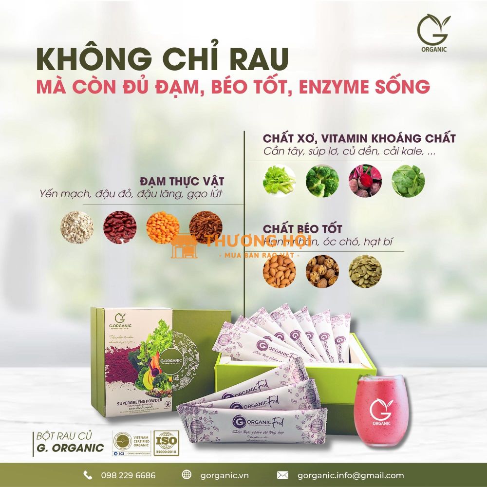 G.organic - Gìn giữ thiên nhiên, nuôi dưỡng sức khỏe bền vững