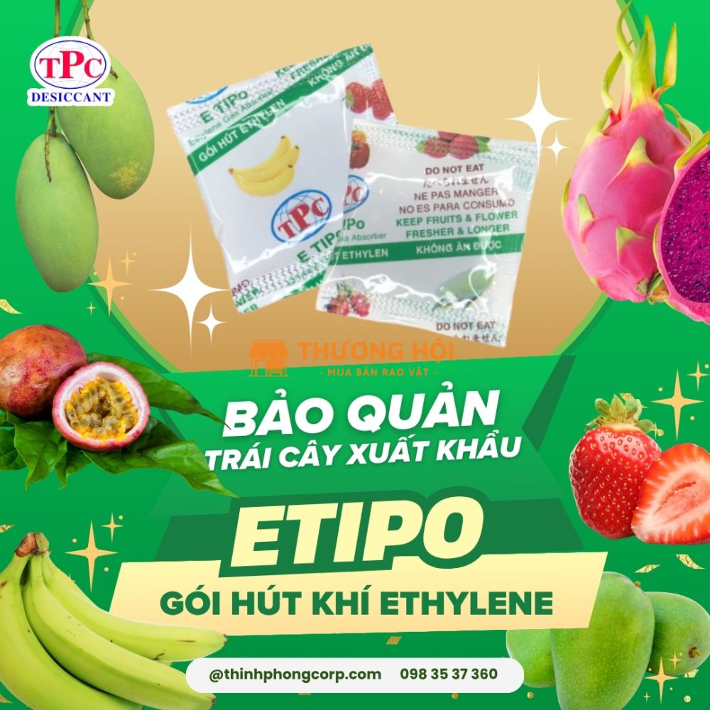 Giải pháp kéo dài tuổi thọ trái cây xuất khẩu với gói hút Ethylene
