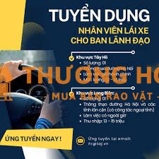 [AN GIA GROUP] TUYỂN TÀI XẾ RIÊNG PHỤC VỤ LÃNH ĐẠO LƯƠNG TỪ 12-16TR