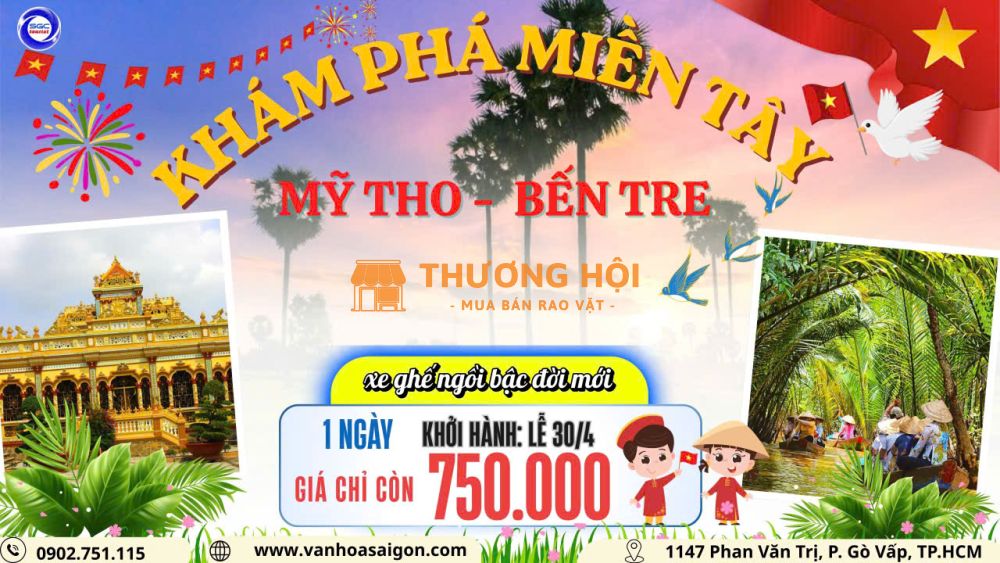 Mỹ Tho - Bến Tre 1 Ngày