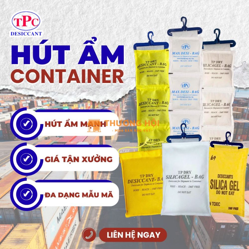 Gói hút ẩm container xuất khẩu có giúp chống đọng sương, ẩm mốc hàng hóa?