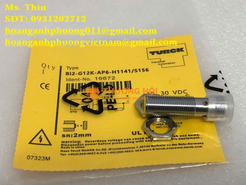 New - Cảm biến BI2-G12K-AP6-H1141/5156 - Turck giá tốt