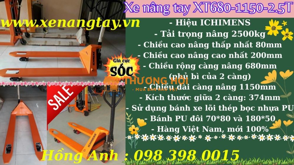 Tại sao tải 2500kg là mức phổ biến?