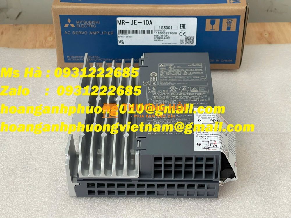 Điện Tự Động Hóa - servo driver mitsubishi MR-JE-10A 100W