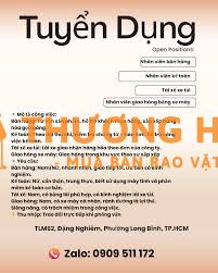CTY TNHH ĐẠI HIỆP THÀNH TUYỂN DỤNG