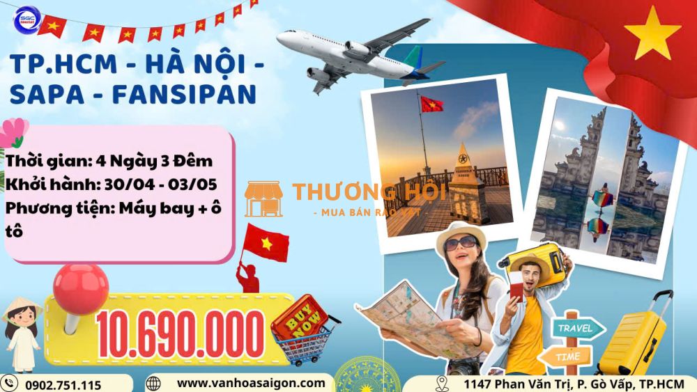 TP.HCM - HÀ NỘI - SAPA - FANSIPAN 4N3D