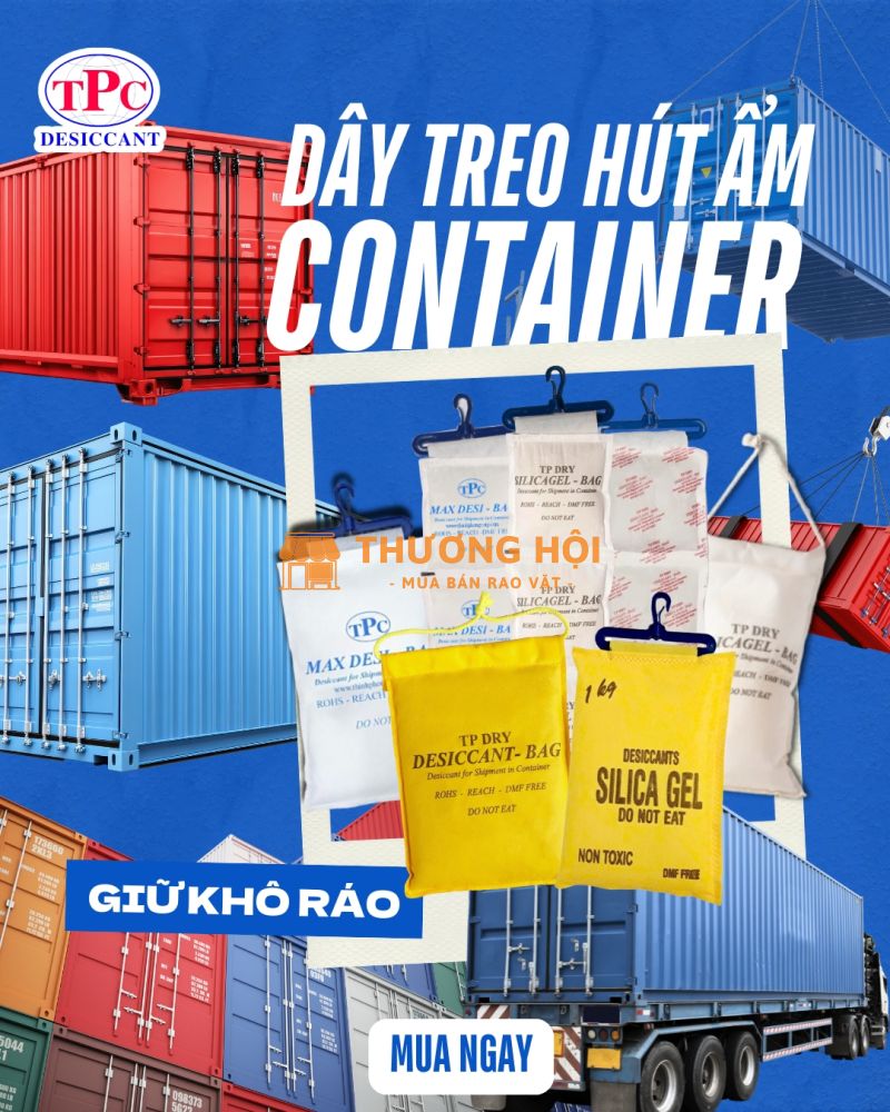 Dây treo hút ẩm container có giúp chống đọng sương hiệu quả?