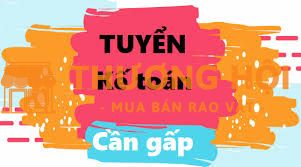 TUYỂN DỤNG KẾ TOÁN THUỂ TỔNG HỢP