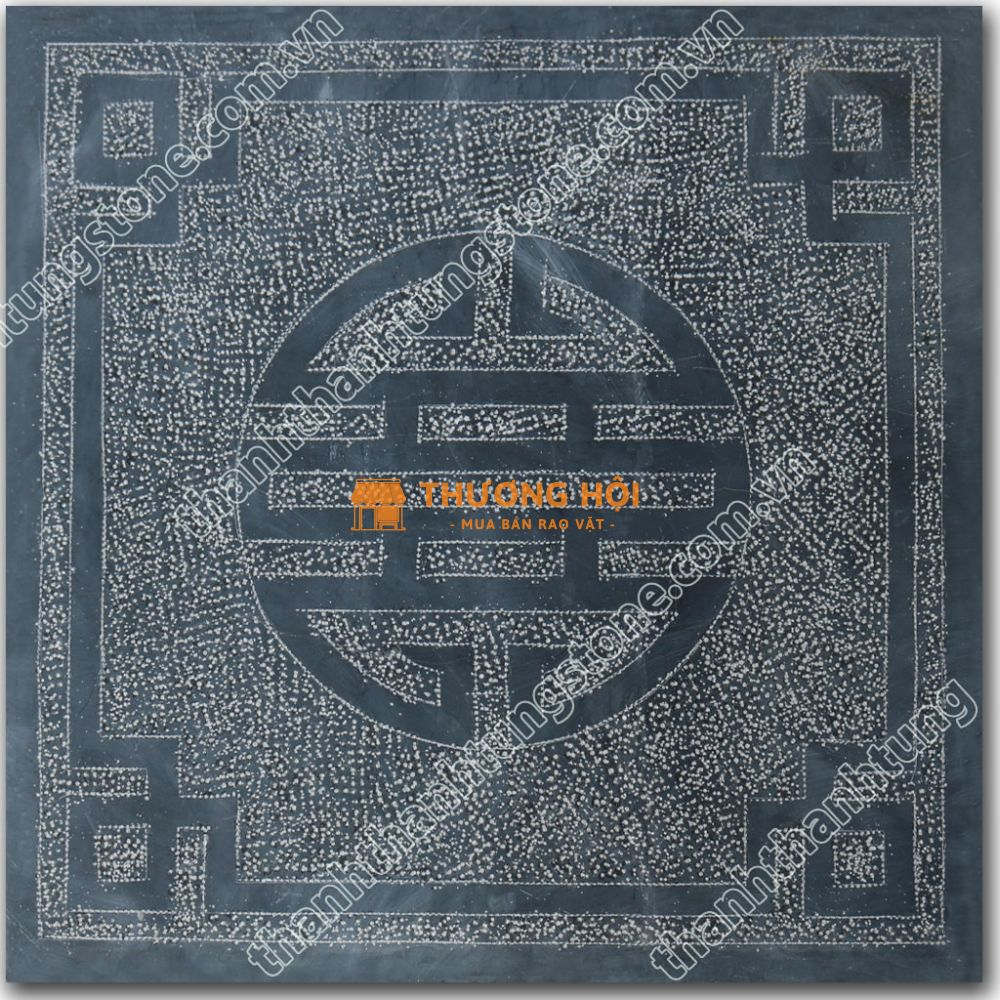 Đá Xanh Đen Băm Hình Chữ Thọ: Sang Trọng, Ý Nghĩa Phong Thủy ✨