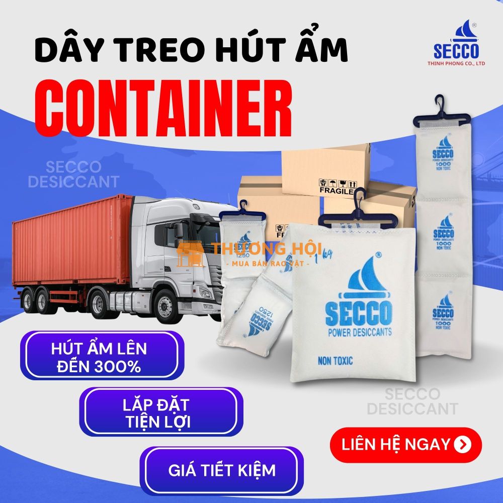 Cách Sử Dụng Dây Treo Hút Ẩm Container Để Ngăn Ngừa Rỉ Sét Hàng Hóa.