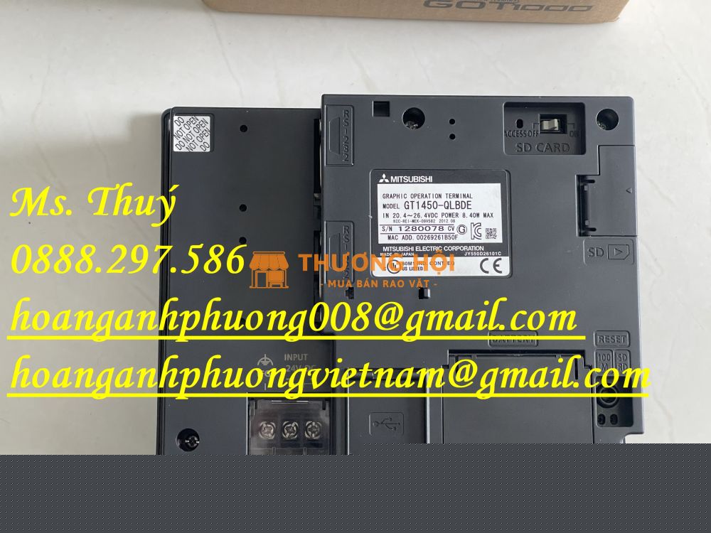 Chuyên hàng Mitsubishi - Màn hình GT1450-QLBDE - Nhập mới
