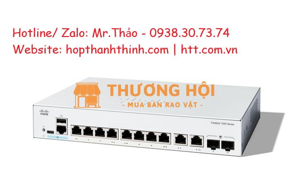 SWITCH CISCO CATALYST 1200 8-PORT GE (C1200-8T-E-2G)