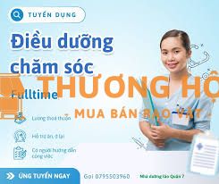 Tuyển Nhân Viên Điều dưỡng chăm sóc