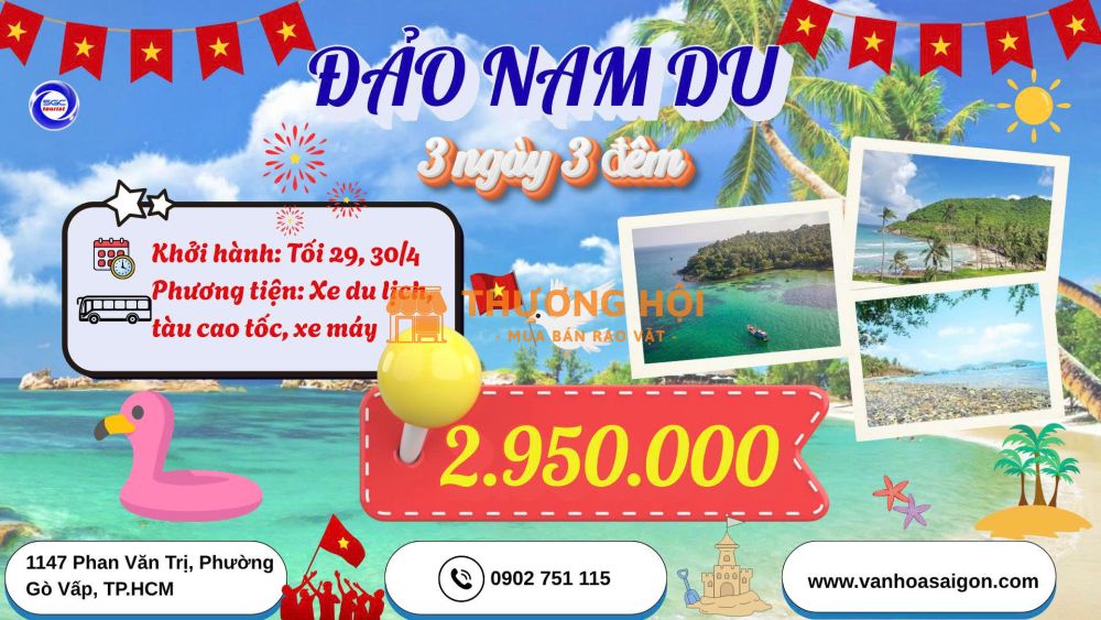 ĐẢO NAM DU (3N3Đ)