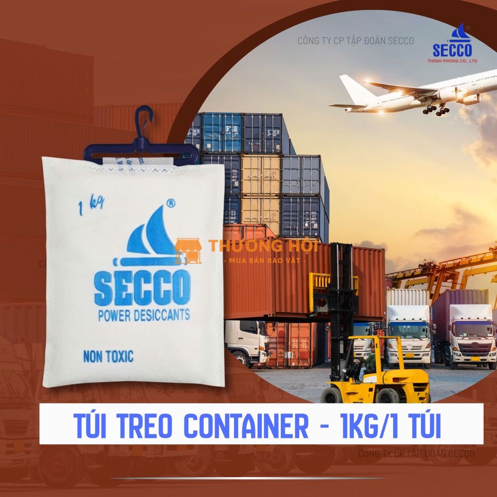 Gói Hút Ẩm Treo Container 1kg - Giá tốt Chính Hãng Tại Nhà Máy Secco