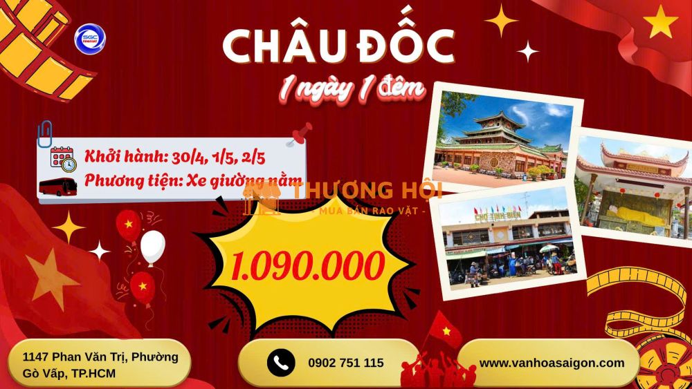 Châu Đốc Viếng Bà 1N1Đ 2026 sgc