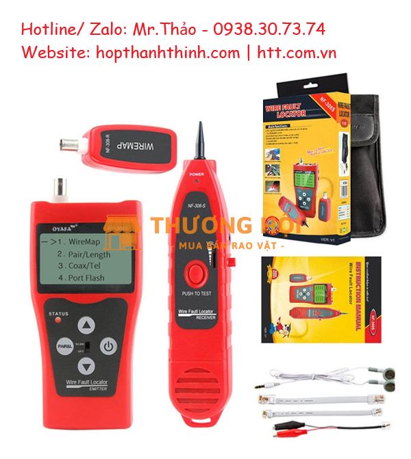 MÁY TEST CÁP MẠNG NOYAFA NF-308S – ĐA NĂNG, CHÍNH XÁC, DỄ SỬ DỤNG