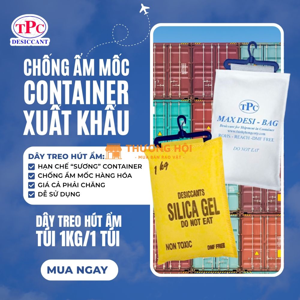 Chống ẩm container có giúp hạn chế đọng sương, ẩm mốc hàng hóa?