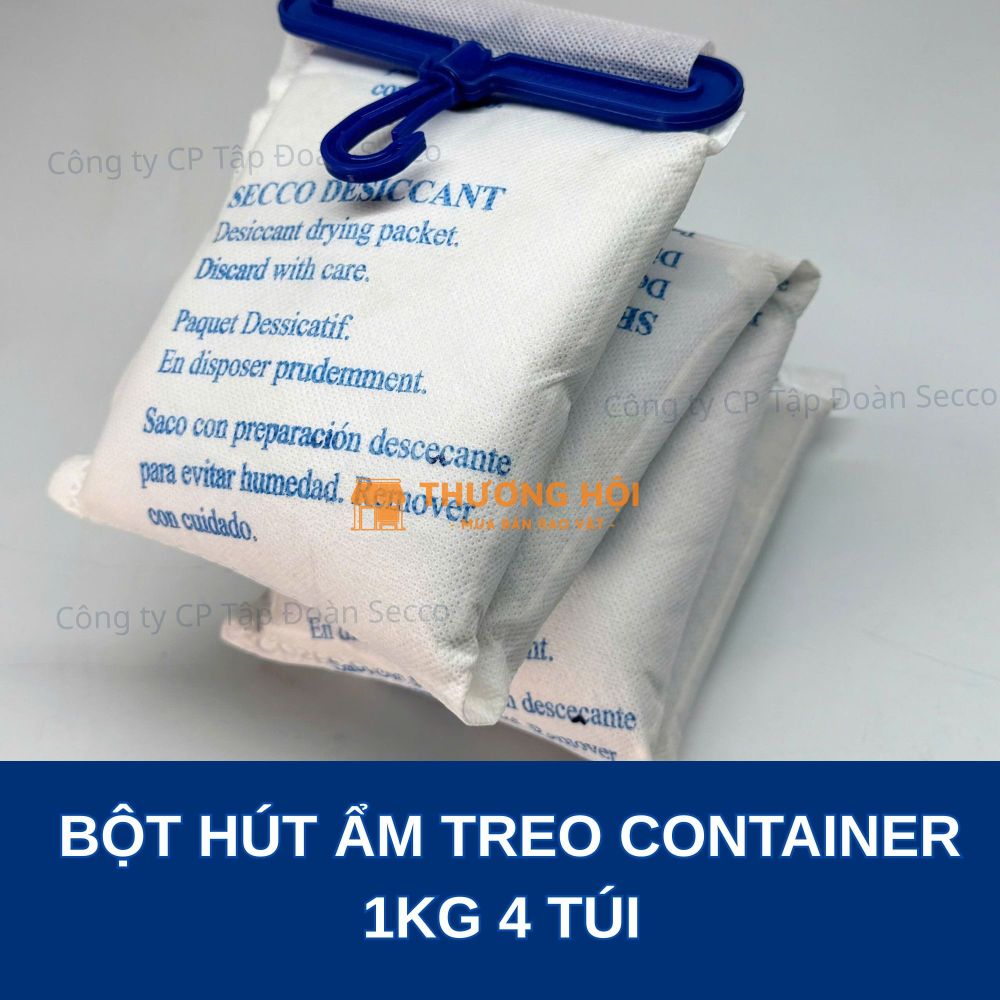 Dây Treo Hút Ẩm Container 1kg (Dây 4 Túi) Chống Ẩm Đường Biển vượt trội