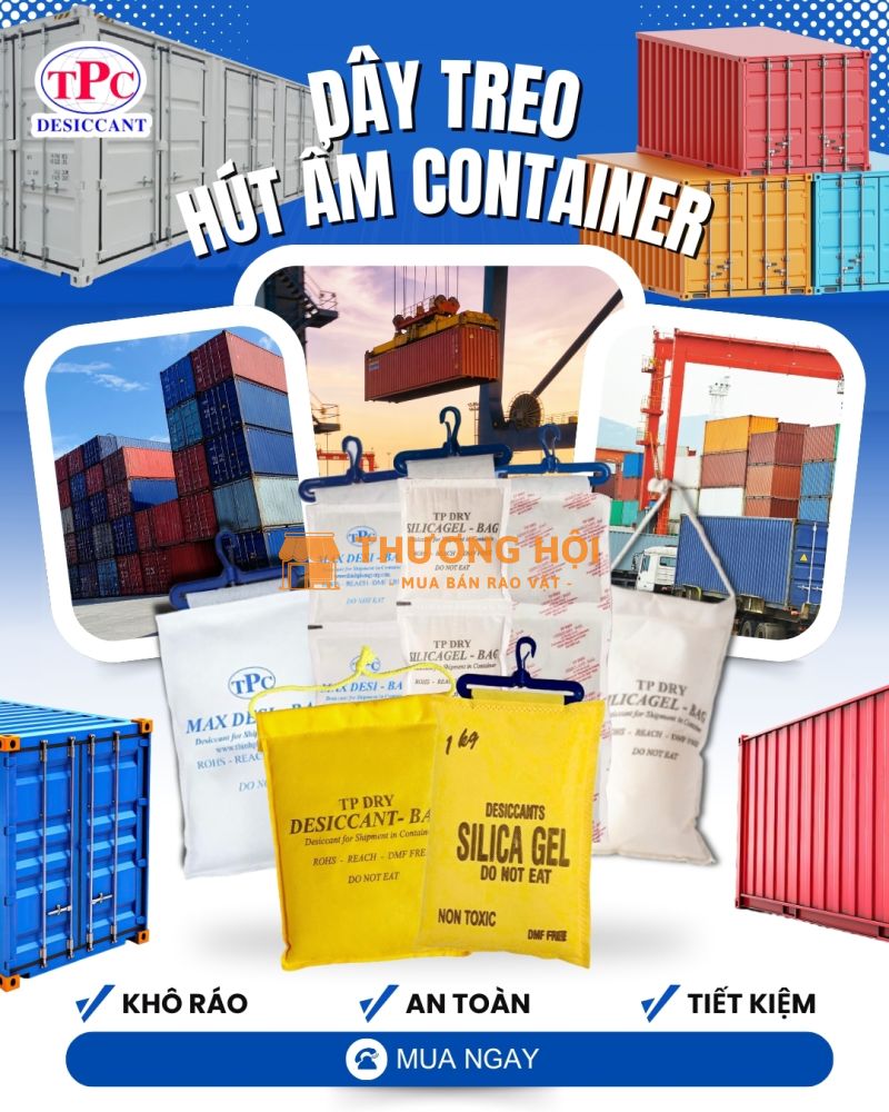 Làm sao chống ẩm container khi vận chuyển đường biển?